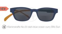 Lesebrille No.03 Klammeraffe Sonnenbrille Bifokal dark blue/ocean/curry