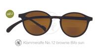 Lesebrille No.12 Klammeraffe SUN Bifokal brownie
